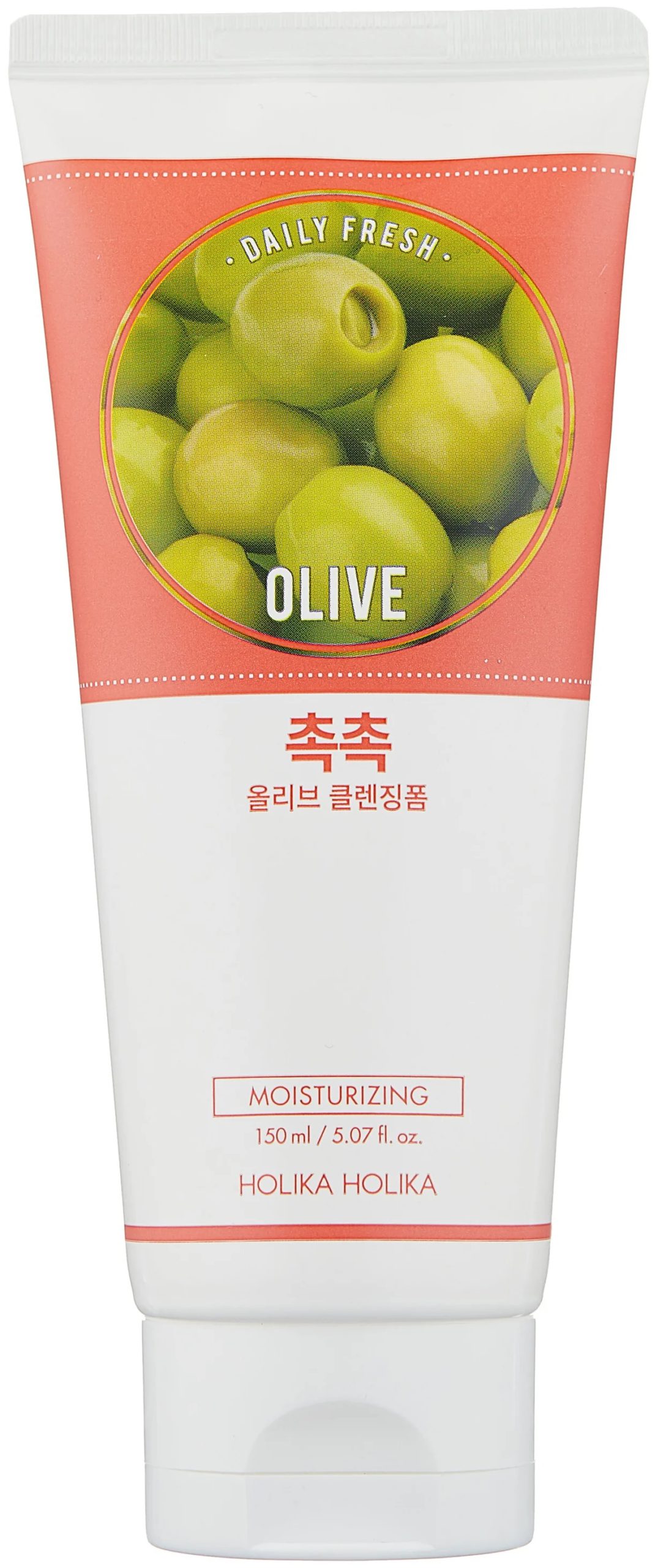Holika Holika Daily Fresh Olive Cleansing Foam Пенка для умывания лица c оливой 150мл