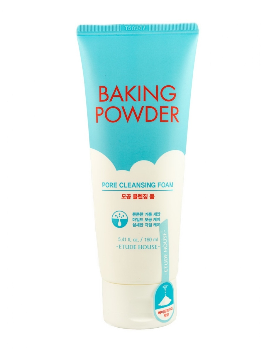 Etude House Baking Powder Pore Cleansing Foam Пенка для умывания 3 в 1, 160мл