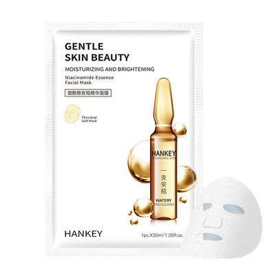 Hankey Gentle skin beauty Niacinamide Essence тканевая маска от пигментации 30г