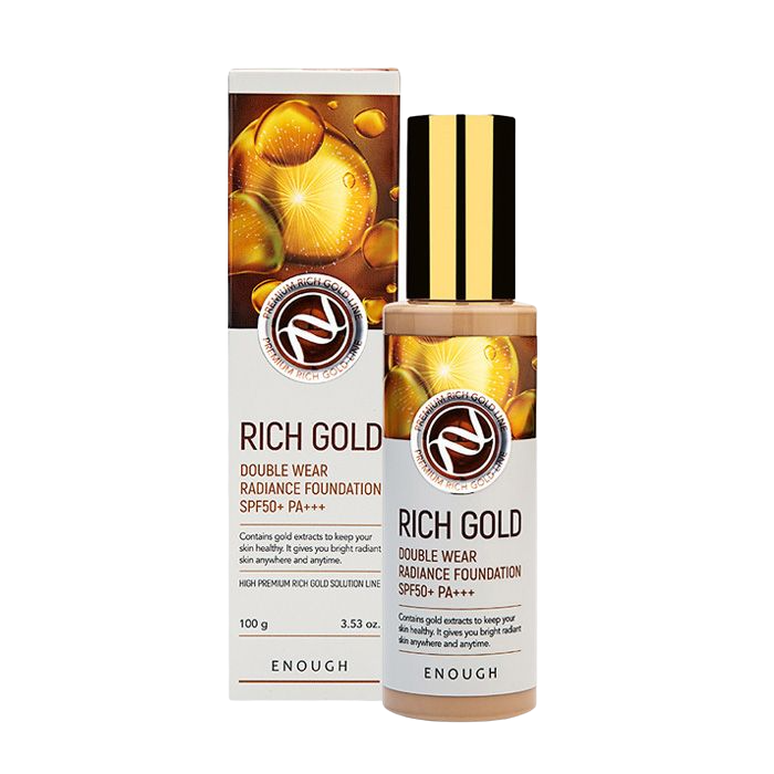 ENOUGH Rich Gold Double Wear Radiance Foundation Крем тональный с коллоидным золотом N21, 100г