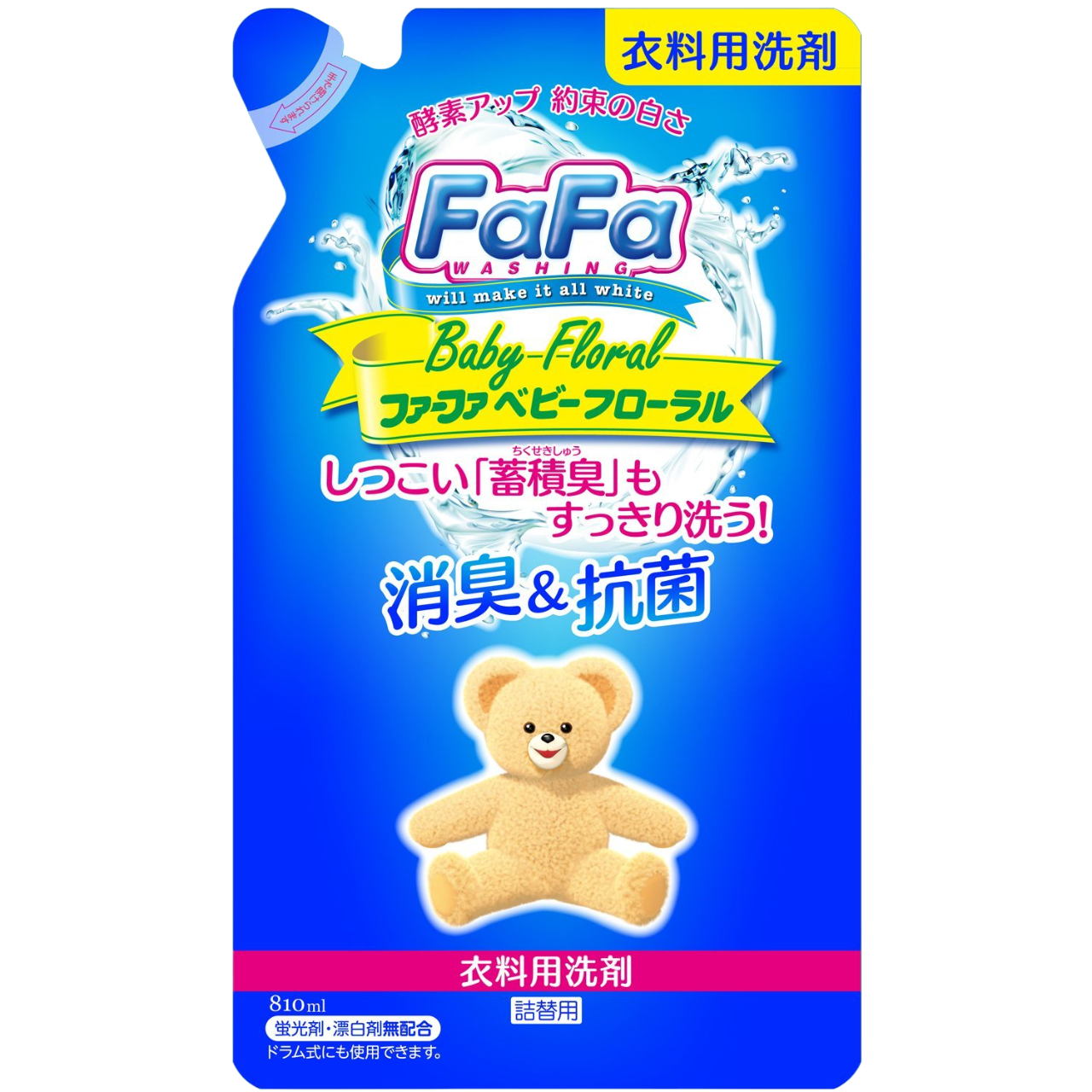 NS FaFa Детское дезодорирующее средство для стирки белья с цветочно-лесным ароматом 