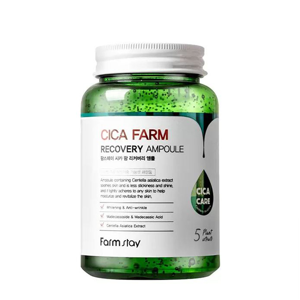 Farm Stay Cica Farm Recovery Ampoule Ампульная сыворотка с экстрактом центеллы, 250мл