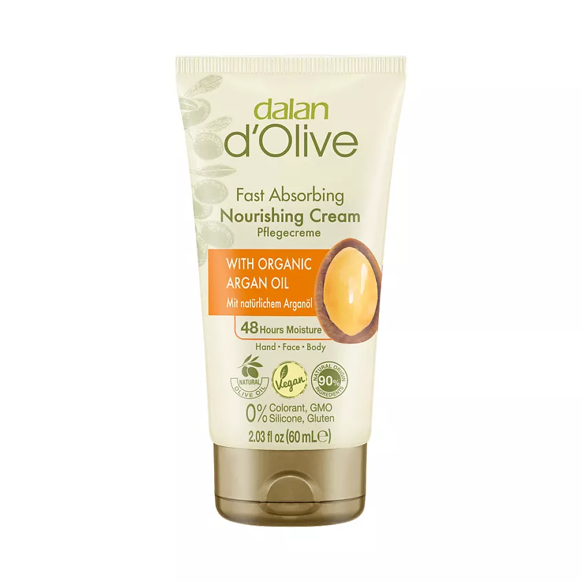 DALAN D'Olive Hand & Body Cream Крем для рук и тела Питательный и омолаживающий, 250мл