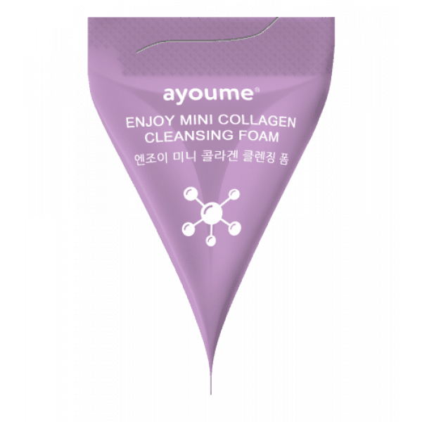 Ayoume Enjoy Mini Collagen Cleansing Foam Set Пенка для умывания с коллагеном, 3г