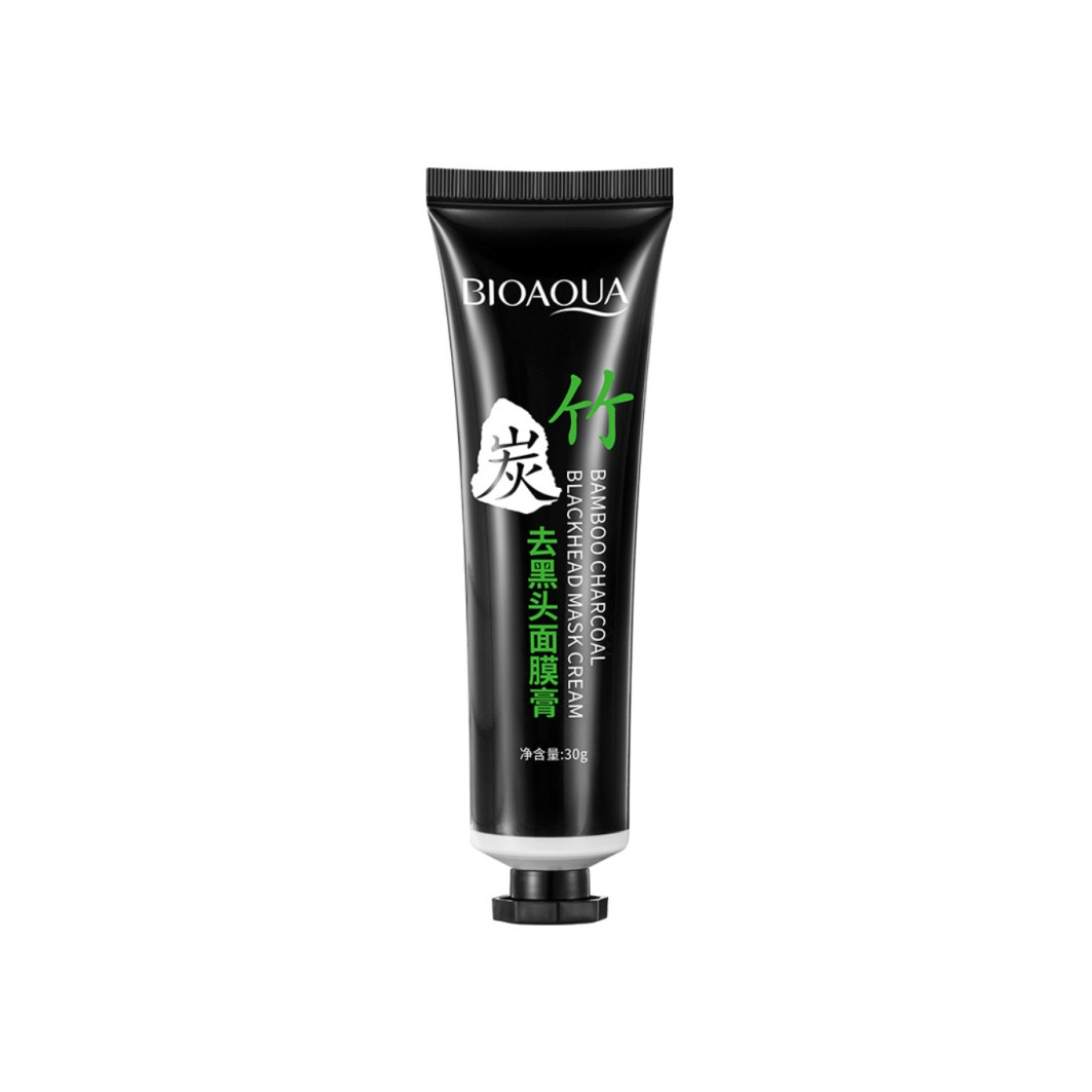 BIOAQUA Bamboo Charcoal Blackhead Mask Cream Маска-пленка от черных точек, 30г