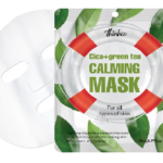 Thinkco Cica+Green Tea Calming Тканевая маска для лица с центеллой азиатской и зеленым чаем, 23 мл