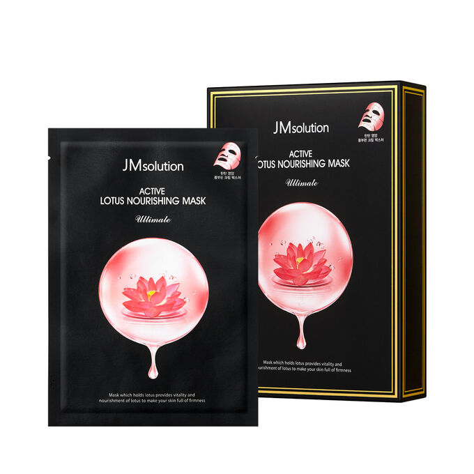 Jmsolution Active Lotus Nourishing Mask Ultimate Питательная маска для лица с Экстрактом Лотоса 30мл