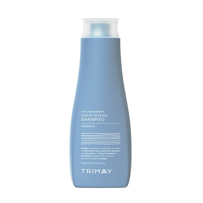 TRIMAY Your Ocean Shampoo Moisture Шампунь бессульфатный протеиновый c морским комплексом, 500 мл