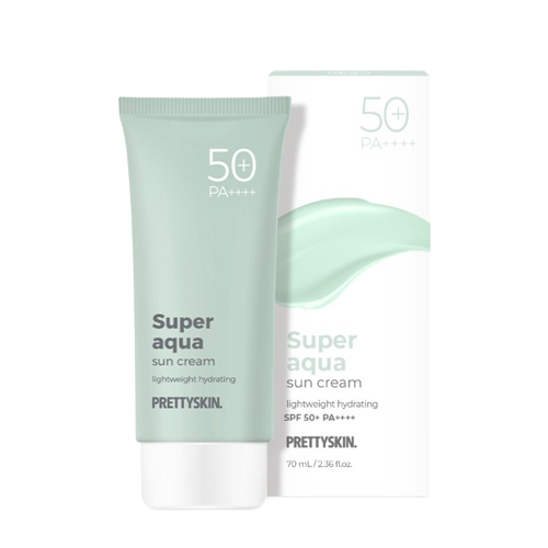 PRETTY SKIN Super Aqua Sun Cream SPF50+ PA++++ Легкий увлажняющий солнцезащитный крем, 70мл