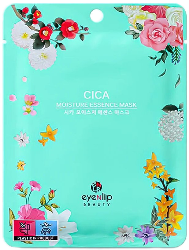 Eyenlip Cica Moisture Essence Mask Маска для лица тканевая с центеллой, 25мл