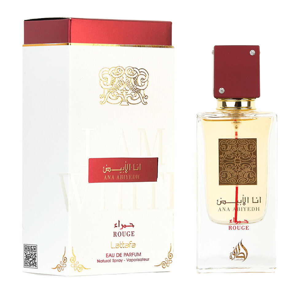 Lattafa Perfumes Ana Abiyedh Rouge Парфюмерная вода, 60мл