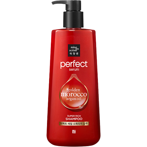 Mise en Scene Perfect Serum Shampoo SUPER RICH Шампунь для поврежденных волос, обогащенный, 680 мл