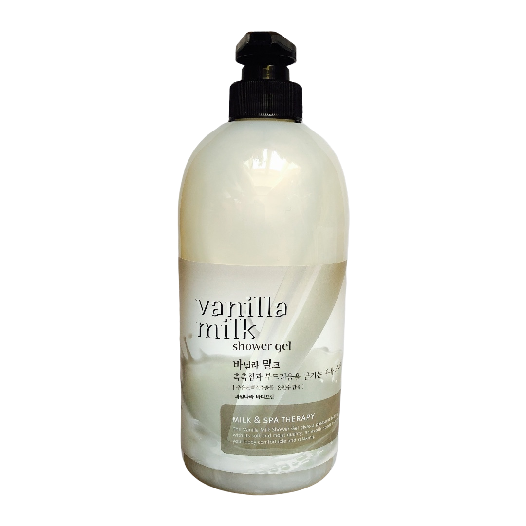 WELCOS Body Phren Shower Gel Vanilla Milk Гель для душа с молочным протеином, 732мл