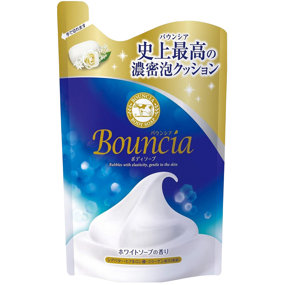 COW Bouncia Сливочное жидкое мыло для рук и тела с нежным свежим ароматом, МУ, 400 мл