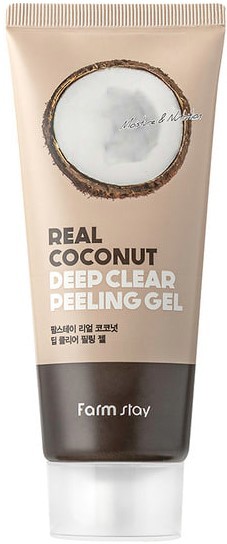 Farm Stay Real coconut deep clear peeling gel Пилинг-скатка с экстрактом кокоса 100мл
