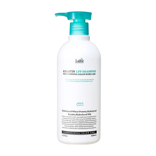 Lador Keratin LPP Shampoo Шампунь для волос кератиновый 530мл