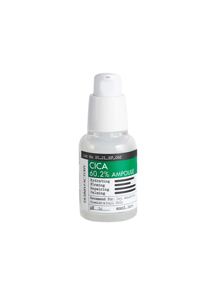 DERMA FACTORY Cica 60.2% Ampoule Увлажняющая сыворотка с экстрактом центеллы, 30мл