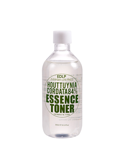 DERMA FACTORY Houttuynia 84% Toner Увлажняющий тонер для лица с экстрактом цветка хауттюйнии, 300мл