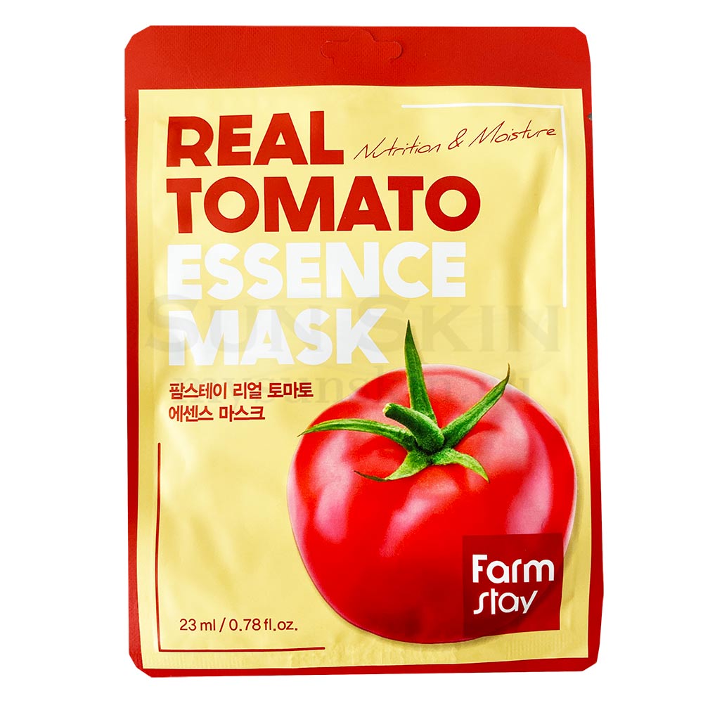 FARMSTAY Real Tomato Essence Mask Тканевая маска с экстрактом томата, 23мл