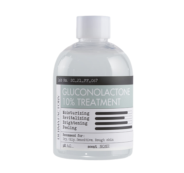 DERMA FACTORY Gluconolactone 10% Treatment Toner Отшелушивающий тонер, 250мл