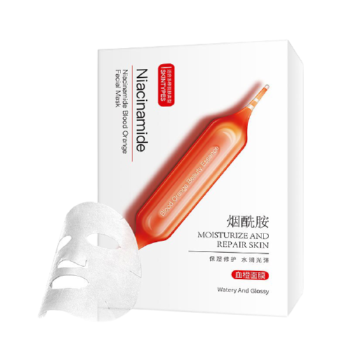 HANKEY Blood Orange Увлажняющая тканевая маска с керамидами, 30г