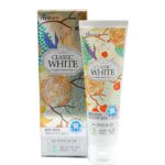 MKH Classic White Saphire Beauty Clinic Отбеливающая зубная паста аромат  мята+зел.чай 110г