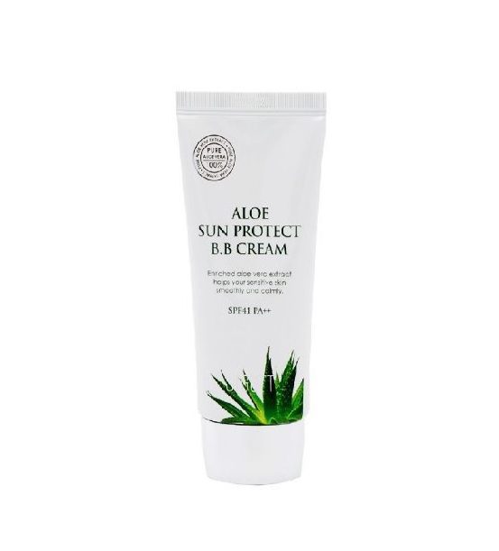 Jigott Aloe Sun Protect B.B-cream SPF41 PA++, ББ-крем с алоэ 50 мл