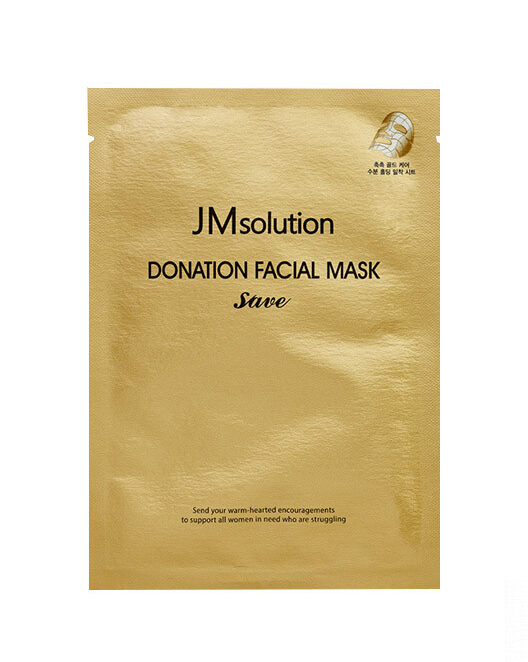 JMsolution Donation Facial Mask Save Укрепляющая тканевая маска с Пептидами, 37мл