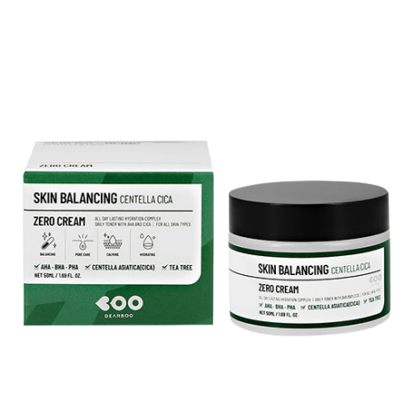 DEARBOO Skin Balancing Centella Успокаивающий крем c кислотами для проблемной кожи, 60мл