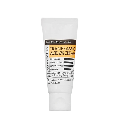 DERMA FACTORY 6% Tranexamic Acid Cream Увлажняющий крем для лица с транексамовой кислотой, 30мл