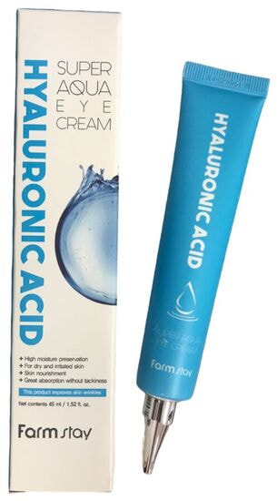 Farm Stay Hyaluronic Acid Super Aqua Eye Cream Крем для век с гиалуроновой кислотой