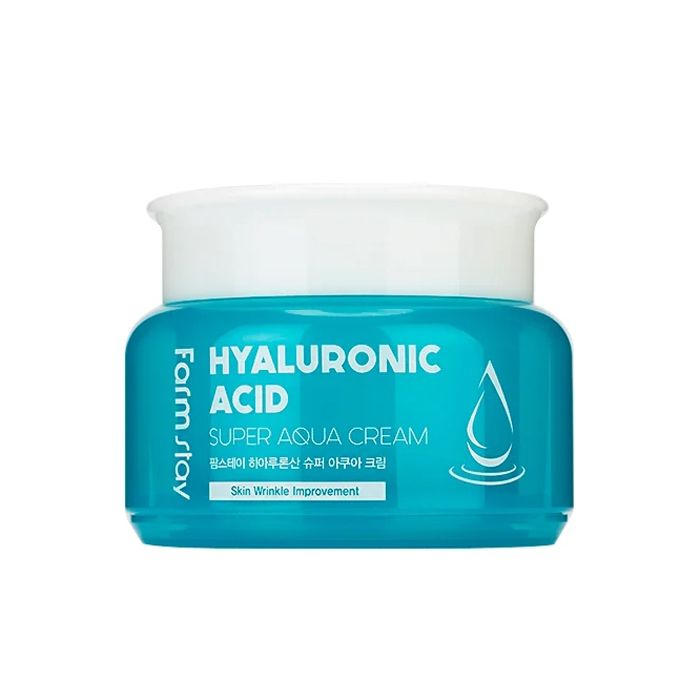 Farm Stay Hyaluronic Acid Super Aqua Cream Крем Для Лица Увлажняющий С Гиалуроновой Кислотой,100 мл