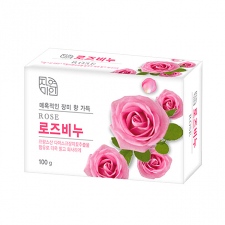 MUKUNGHWA Rose Beauty Soap Мыло с ароматом розы, 100г