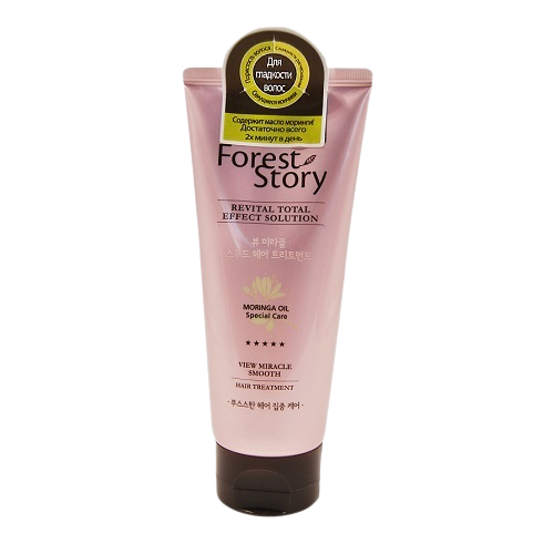FOREST STORY View Miracle Smooth Hair Treatment Маска для гладкости волос с маслом моринги, 200мл