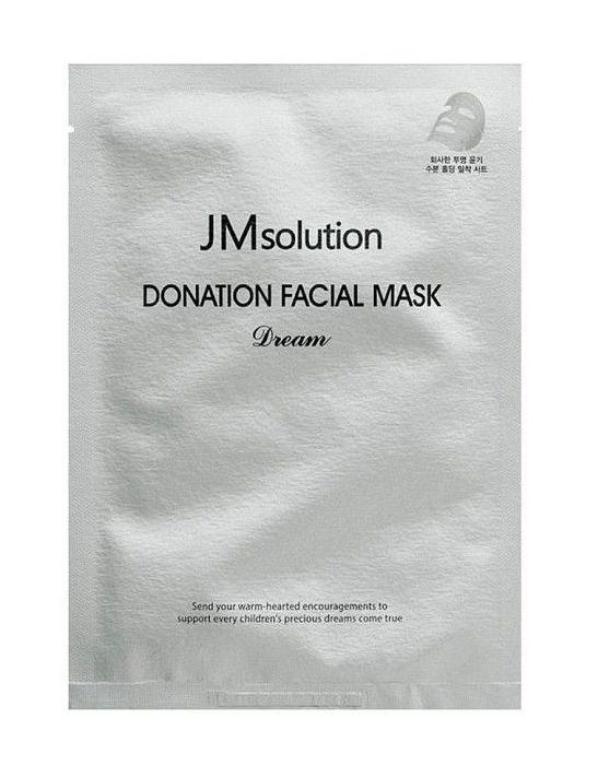 JMsolution Donation Facial Mask Dream Тканевая маска для осветления кожи с Пептидами, 37мл