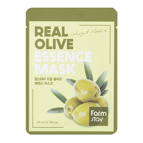 Farm Stay Real Olive Essence Mask Тканевая маска с экстрактом оливы, 23 ml