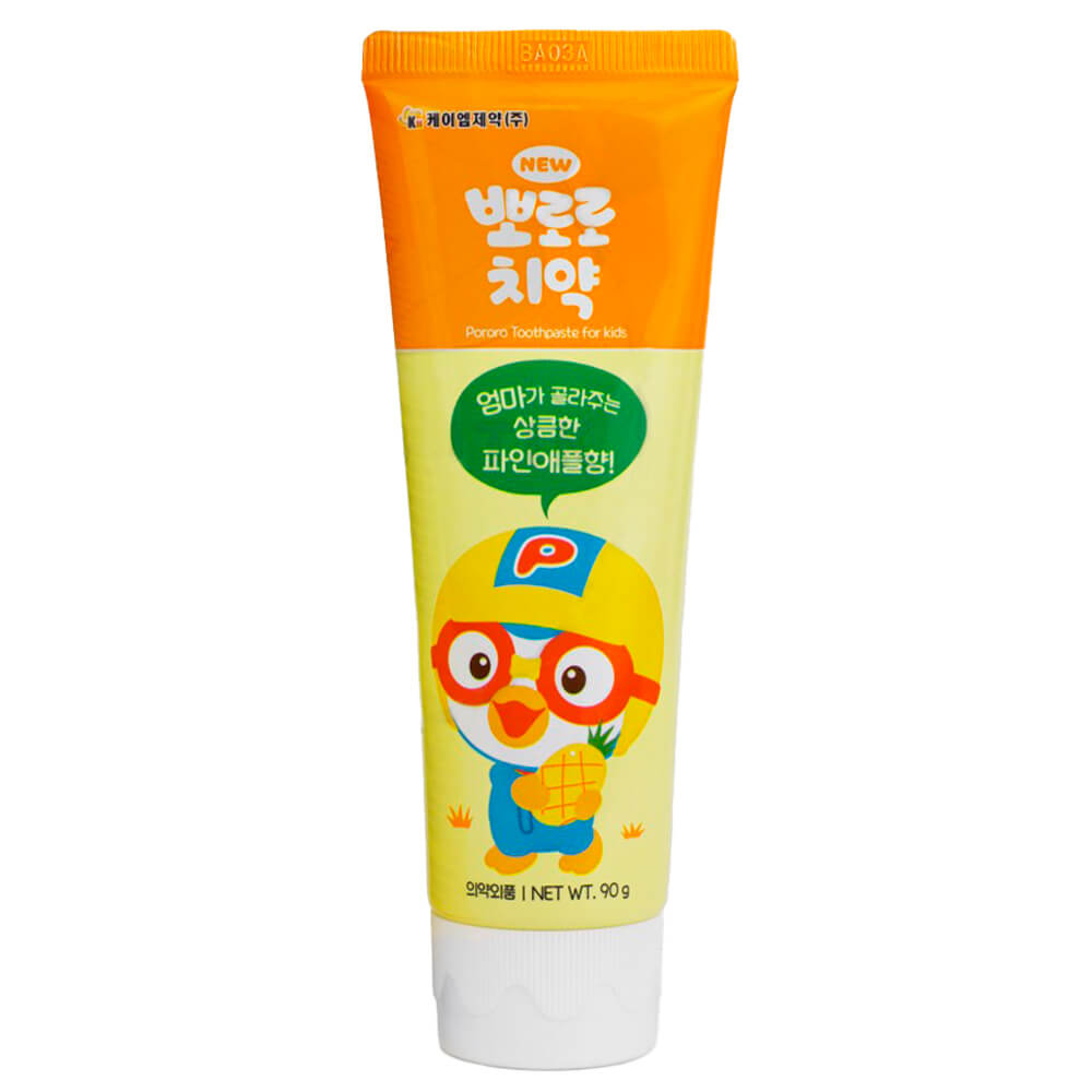 PORORO Toothpaste Pineapple Flavor Зубная паста с экстрактом ананаса, 90гр