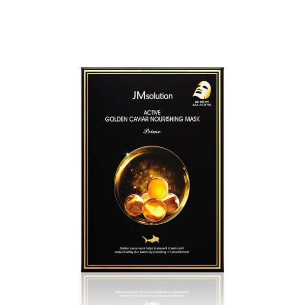 Mask JMsolution Active Golden Caviar Nourishing Prime Тканевая маска с золотом и икрой 30мл