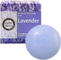 Happy Bath Natural Essence Moisture Bar Lavender Soap Мыло с экстрактом лаванды, 90г