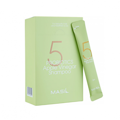 MASIL 5 Probiotics Apple Vinegar Shampoo Шампунь для блеска с яблочным уксусом, 8мл