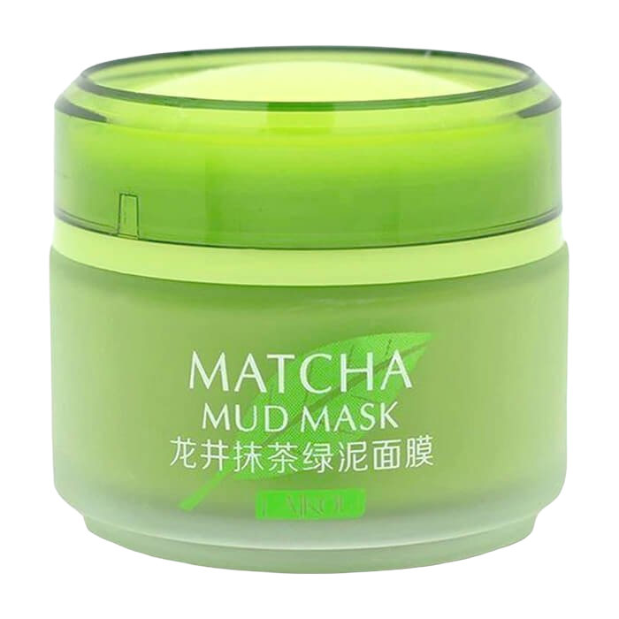 LAIKOU Matcha Mud Mask Успокаивающая глиняная маска с зеленым чаем, 85г