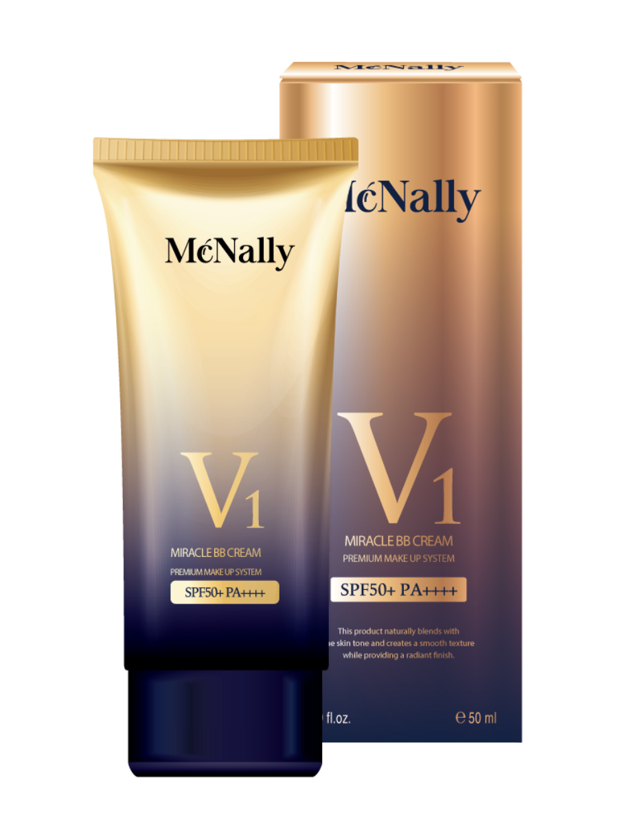 MCNALLY V1 Miracle BB Cream BB крем увлажняющий с коллагеном, 50мл