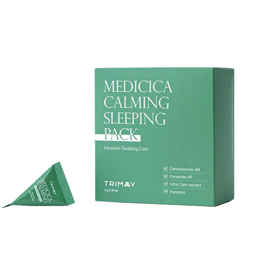Trimay Medica Calming Sleeping Pack Ночная маска Успокаивающая с Центеллой и Мадекассосидом, 3гр