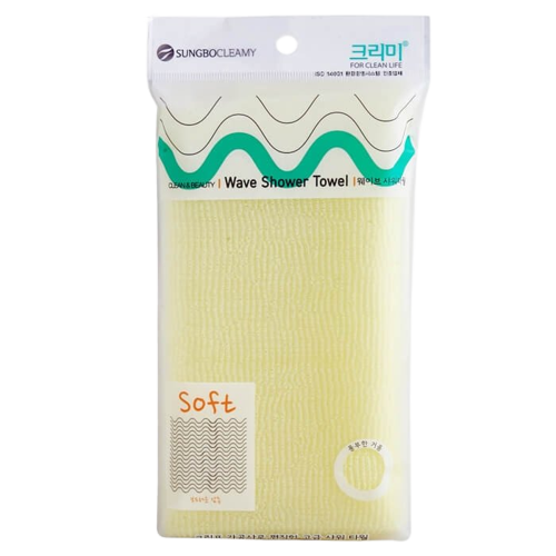 SUNG BO Wave Shower Towel Мочалка для душа, 28х95