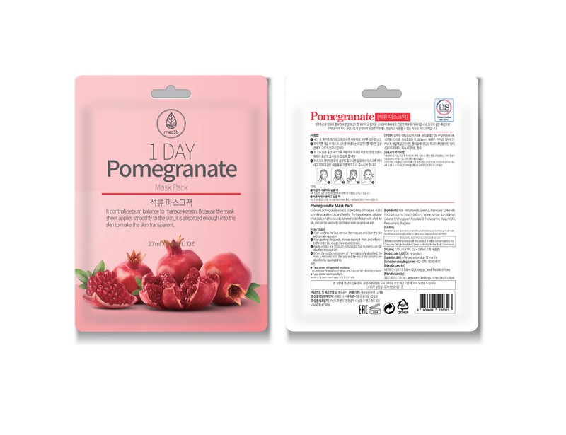 MEDB 1 Day Pomegranate Mask Pack Маска с экстрактом граната