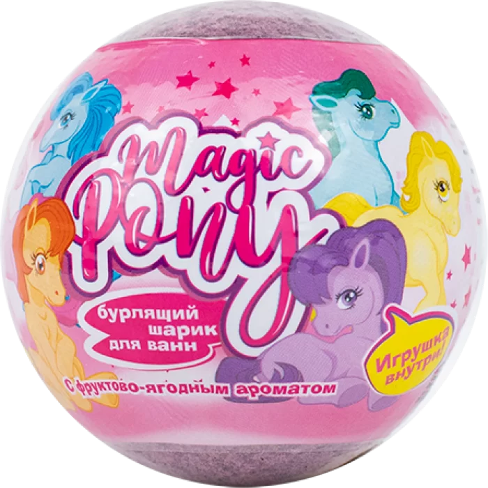 L`Cosmetics Бурлящий шарик для ванн Magic Pony 130 г