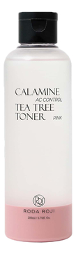 RODAROJI Calamine AС Control Tea Tree Тонер для проблемной кожи с каламином и чайным деревом, 200мл