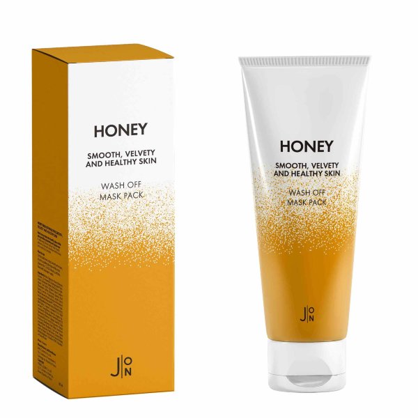 Mask Pack J:ON Smooth Velvety and Healthy Skin Wash Off  Маска для упругости кожи с медом 50г